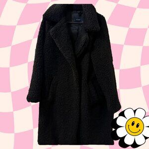 Lucky Brand Women's Faux Sherpa Coat XL